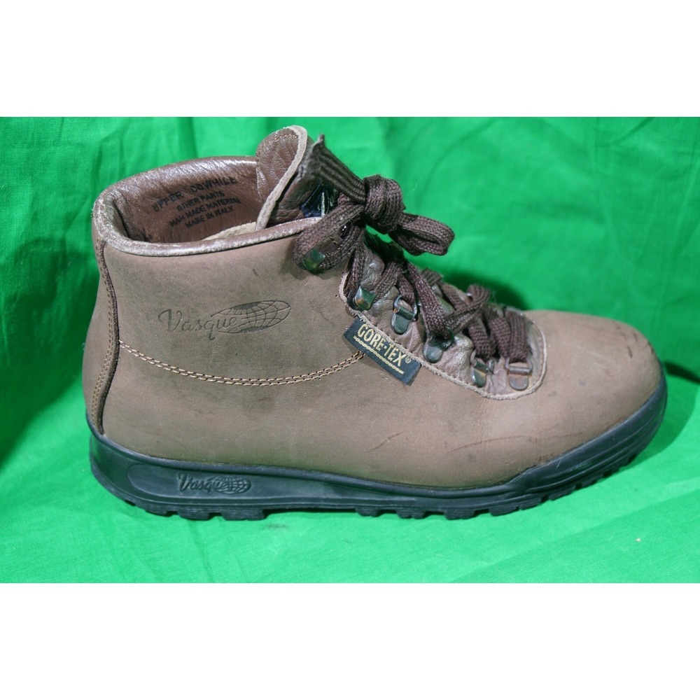 Vasque Sundowner Brown Leather Hiking Boots Mens Size 8 M Gore-Tex ITaly - Picture 8 of 12